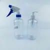 Directo de fábrica 350ml 28 dientes PET botella de hombro redondo botella universal para envasado de líquidos