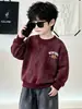 Sudadera Casual de Primavera y Otoño para Niños Estilo Coreano Suéter Elegante para Niños Chaqueta Moderna Genial para Niños Pequeños Comercio Exterior Transfronterizo