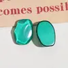 Parche de Resina de Rombo Poligonal Colorido de Caramelo Coreano Nuevo Material para Pendientes DIY Pendientes Accesorios para el Cabello