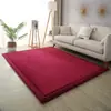 Alfombra Gruesa de Coral Fleece de 3 cm para Sala de Estar, Alfombrilla Moderna Simple para Piso junto a la Cama del Dormitorio, Alfombra para Sofá, Alfombrilla Tatami