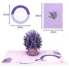 Regalos para el Día de San Valentín al por mayor transfronterizos, Ramos de flores tridimensionales 3D, Esculturas de papel hechas a mano, Regalos de graduación para maestros, Tarjetas de agradecimiento para maestros para el Día del Maestro