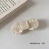 Presilha de Cabelo de Acetato Estilo Coreano com Laço Floral Feito à Mão, Presilha Lateral para Franja, Presilha Bico de Pato de Alta Qualidade, Acessório de Cabelo Versátil