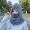 Chapéu Masculino de Inverno Chapéu Lei Feng Masculino e Feminino de Inverno Proteção Auricular à Prova de Vento Chapéu de Algodão do Nordeste Máscara de Proteção Contra o Frio Capuz Quente para Ciclismo