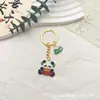 Festival do Barco-Dragão Maré Nacional Metal Zongzi Chaveiro Fofo Panda Chaveiro Bolsa de Bênção de Feriado Pingente Joia Pequena