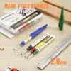 Marcador de Cabeza Larga de 30 mm para Decoración, Marcador Especial para Carpintería, Marcador de Cabeza Larga para Agujeros Profundos, Bolígrafo a Base de Aceite, Listo para la Venta
