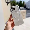 Adecuado para iPhone 16 Funda Magnética para Teléfono, Patrón de Mezclilla de Cobertura Total, Funda Anticaídas para iPhone 14, 17 Pro Max, Modelo Nuevo para Hombres