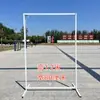 Casamento Nova Tela de Ferro Forjado Moldura Retangular Longa Suporte de Fundo para Decoração de Casamento Moldura Quadrada Geométrica Moldura em Arco Prateleira Porta de Flores