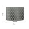 Tapete Escorredor de Silicone Inclinado para Bancada Cozinha Anti-Escaldante Isolado para Panela Tapete de Bancada Espessado Tapete Fixador Antiderrapante para Tábua de Corte