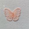 Em estoque tecido com bordado de borboleta degradê adesivos para sapatos chapéu roupas de princesa acessórios de decoração patch de organza renda