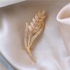 Broche Espiga de Trigo, de Alta Gama y Exquisito, Accesorio Pin para Abrigo y Suéter, Decoración de Corsage Nueva Tendencia y Elegante 2025, Versátil