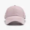 Boné de Baseball Vintage Lavado Estilo Coreano Retrô com Bordado de Letras para Homens e Mulheres, Estilo de Rua Primavera e Verão, Boné com Borda Desfiada Personalizada