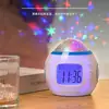 Despertador Infantil Transfronterizo, Despertador Específico para Estudiantes, Despertador, Reloj Proyector de Cielo Estrellado con Voz Específico para Estudiantes, Despertador Electrónico