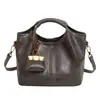 Bolsa de Mão Vintage Xiaozhong Feminina Outono e Inverno 2024 Nova Casual para o Dia a Dia Transversal Moda Simples Bolsa Saco