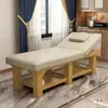 Cama de Beleza em Madeira Maciça, Cama de Massagem Especial para Salão de Beleza, Cama de Massagem Corporal, Cama de Massagem, Cama de Terapia de Moxabustão para Casa