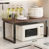 Prateleira de Armazenamento de Cozinha Bancada Multifuncional Prateleira de Armazenamento para Micro-ondas Panela de Arroz Item Quente de Venda Transfronteiriça