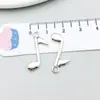 1 nuevo colgante de aleación de plata antigua nota musical guitarra serie de instrumentos musicales colgante accesorios para pulsera collar DIY