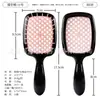 Fornecido diretamente do fabricante, o Pente Oco em Formato de Coração é um Pente de Uso Duplo para Cabelos Secos e Molhados, Criando um Estilo Volumoso, Pente Massageador, Anti-Frizz, Suavizante de Cabelos e Embelezador de Cabelos