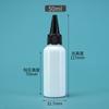 Frasco Spot 60ml 50ml com Ponta Transparente Plástico PET Poliéster Frasco Dosador Tinta Pigmento Frasco squeeze