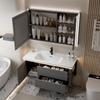 Lavabo Cerámico Todo en Uno de Lujo Ligero con Esquinas Redondeadas Combinación de Mueble de Baño Lavabo Lavabo Lavabo Mueble de Lavado