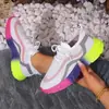 Nuevos Zapatos Deportivos para Mujer Primavera/Verano 2026, Transpirables de Moda, Suela Suave, Lona Casual, Ligeros para Correr, Suela Gruesa, Zapatos de Papá
