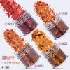 Cross-border Golden Nail Art Set 12 Cores Nail Art Sequins Glitter Pó Gradiente Sequins Laser Pó