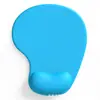 Mouse Pad de Pulso Pequeno Suporte de Pulso Espessado Antiderrapante Silicone Cor Sólida Design Logo Mouse Pad de Escritório Teclado