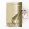 Bufanda Nueva Elegante de Estilo Femenino con Degradado para Niñas, Chal de Gama Alta para Otoño e Invierno, Bufanda Cálida de Imitación Cachemir