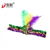 Carnaval Nueva Diadema de Lentejuelas Diadema de Plumas Transfronteriza Más Vendida Diadema Mayorista Mascarada Étnica