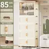 Em estoque Casa Sem Instalação Guarda-Roupa de Bebê Armário de Armazenamento para Recém-Nascidos Guarda-Roupa Dobrável para Roupas Infantis Guarda-Roupa sem Furos