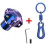 Acessórios de Modificação para Veículos Elétricos de Motocicleta Tampa Colorida Titânio para Cabeça de Chave Tampa de Chave para Scooter Decoração de Chaveiro Personalizada