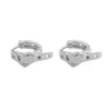 Pendientes de Cuero con Forma de Corazón para Mujer, Diseño de Nicho, Joyería Simple y Elegante con Forma de Corazón, Nuevo Estilo de Moda 2025