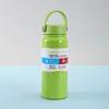 Pote térmico de aço inoxidável 304 para viagens internacionais, pote térmico esportivo de grande capacidade para atividades ao ar livre, copo de água térmico de corpo reto para carro, atacado