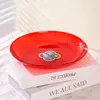 Prato de Cristal Criativo Moderno Prato de Frutas Cesta de Frutas Sala de Estar Mesa de Centro Nórdico Moderno Simples Prato de Doces Prato de Frutas Secas