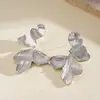 Pendientes Colgantes Ovalados de Circonita Transfronterizos Europeos y Americanos, Moda Retro, Temperamento Exquisito, Lujo Ligero, Pendientes de Alta Gama