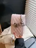Bolsos para Teléfono Móvil de Moda de Este Año para Mujer 2026 Nueva Moda Bolso de Hombro con Cadena Acolchado Versátil Cruzado Bolso Cuadrado Pequeño