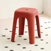 Bancos de Plástico Domésticos para Adultos, Modernos e Simples, Empilháveis, Bancos da Moda, Bancos de Plástico da Moda Atacado de Fábrica