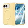 Adequado para Capa de Celular iPhone Duo, Apple 18 Dobrável Sucção Magnética Couro Liso Capa Protetora Frontal e Traseira com Película Integrada, Transfronteiriço