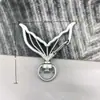 Llavero Forma Especial de Cola de Sirena Metal Material Ecológico Pintura Galvanizada Joyería Colgante Accesorios Muñeca