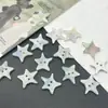 Botones coloridos pequeños de peces, mariposas, monedas, nubes, estrellas, triángulos, de dos agujeros irregulares y color degradado para ropa de niños y mujeres DIY