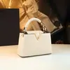 2026 Bolso Cruzado para Mujer Casual Piel Genuina Bolso de Piel Suave Bolso Tipo Cubo Bolso de Mano Moderno Bolso de Hombro Versátil Sencillo para Mujer
