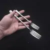 Conjunto de Talheres Ocidentais de Aço Inoxidável 410: Faca, Garfo e Colher de Mesa, Talheres de Hotel para Comida Ocidental, Faca de Bife, Garfo, Colher de Sopa, Colher de Café de Restaurante, Colher de Sorvete