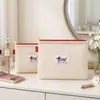 Bolsa de Lavar de Malha para Filhote Fofo Grande Capacidade Portátil Viagem Maquiagem Estudante Mesa Artigos Diversos Armazenamento à Prova d'Água