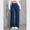 Amazon Aliexpress Jeans Populares para Mujer Verano Nuevo Holgados Casual Rectos Moda Tendencia Pantalones de Pierna Ancha