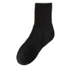 Meias Masculinas Algodão Puro Absorventes de Suor Meia-Calça Média Primavera e Verão Estilo Japonês Meias Versáteis Cintura Meias Esportivas de Basquete Indústria de Meias de Zhuji