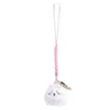 Gato de la Suerte Carrillón de Agua Cadena para Teléfono Móvil Lanyard Colgante de Memoria USB Gato Lindo Carrillón de Agua Campana Adorno Accesorios