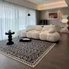 Alfombra Estilo Francés Vintage Crema Sala de Estar Área Grande Alfombra de Piso Completo Antideslizante Enfriamiento Fácil Cuidado Alfombra de Terciopelo de Cristal