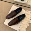 Mocasines Retro Cuadrados Pequeños de Doble Hebilla y Tacón Bajo, Zapatos de Cuero Estilo Británico Slip-On de Nuevo Estilo, Zapatos de Moda para Mujer