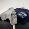 Ropa Infantil 2025 Sudadera para Niños Primavera y Otoño Nuevo Estilo Top de Manga Larga para Niños Estampado de Dibujos Animados para Niños Mayores Estilo Coreano Moderno y Elegante