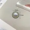 Acessórios de liga de pérola grande barroca coreana grampo de cabelo feito à mão DIY botão de estilo pequeno fragrante retrô material para casa de botão sapatos