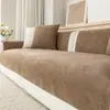 Cojín de Sofá de Pana Estilo Sencillo 2026 Nuevo Otoño/Invierno Funda de Sofá para Sala de Estar Antideslizante Resistente a Arañazos de Gato Cojín para Asiento